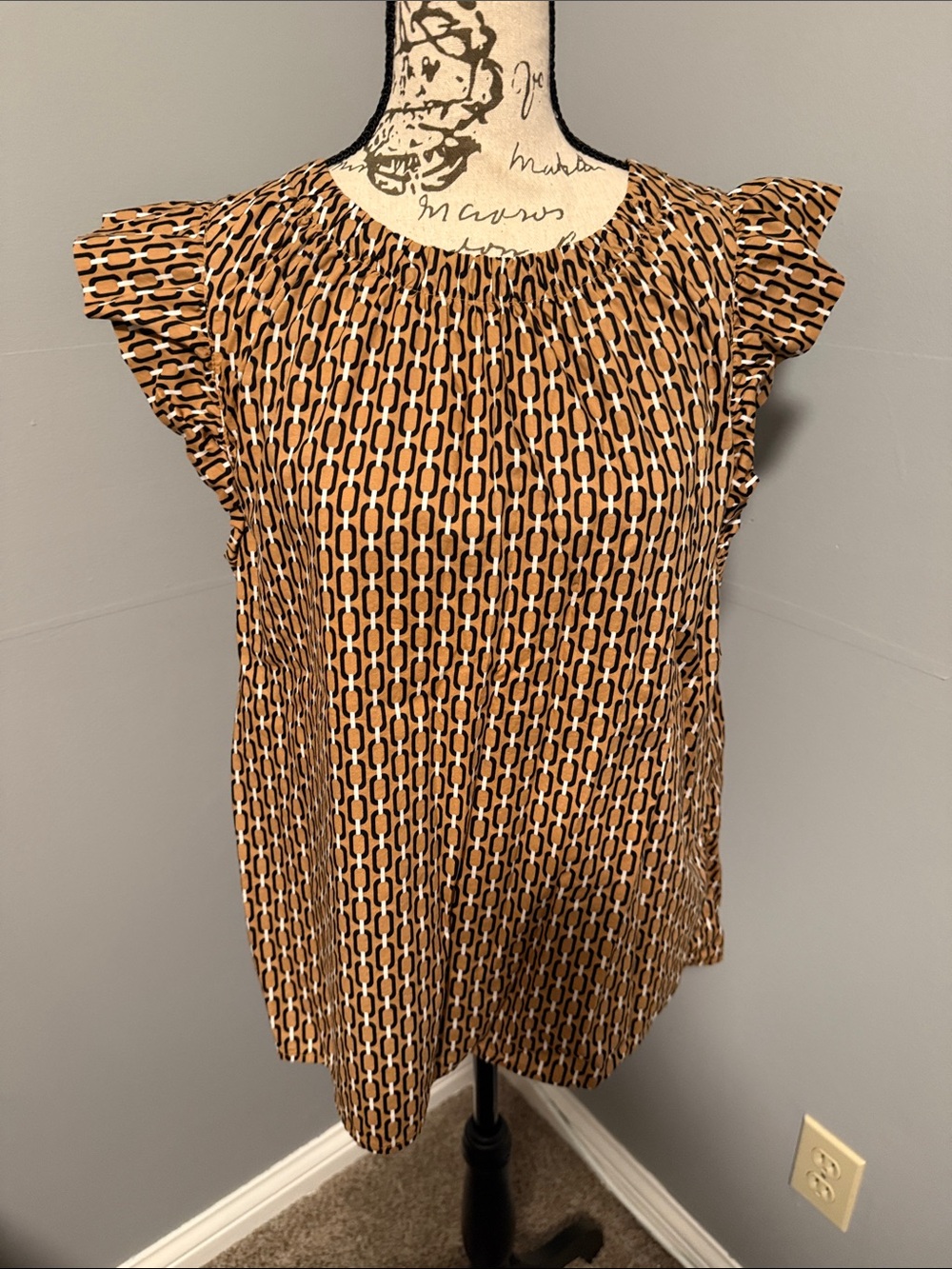 Loft Chain Print Blouse